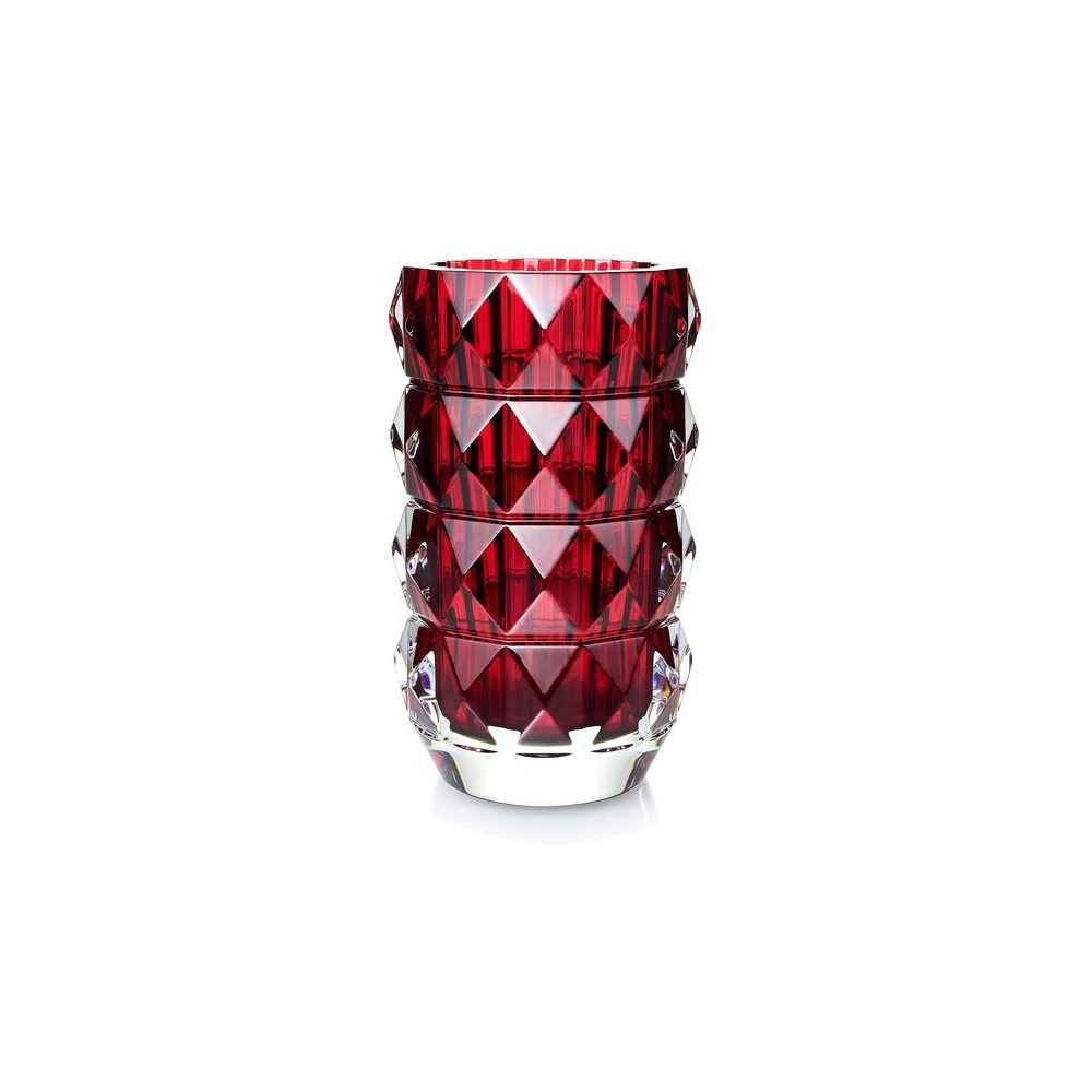 Vaso rotondo Baccarat Louxor rosso M [4ca2a992]