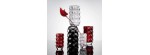 Vaso rotondo Baccarat Louxor rosso M [9584ea9f]