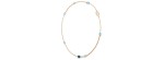 Collana Nudo oro diamanti e topazi [f4861b08]