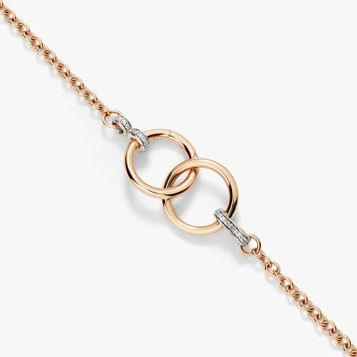 Collana Nudo oro diamanti e topazi [9fedde1f]