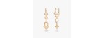 Orecchini Iconica oro rosa e diamanti [cdf1013c]