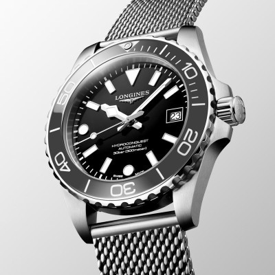 Orologio Longines HydroConquest 39mm black/grey [77656767]