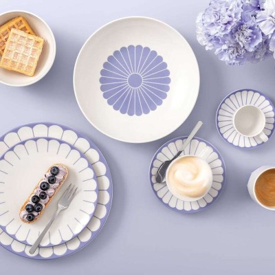 Piatto pasta Fleur Blu 24 cm [3db8efc1]
