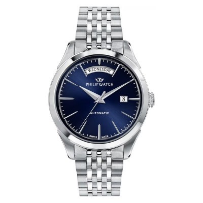 Orologio Philip Watch Roma Auto 41mm blu [cb79b345]
