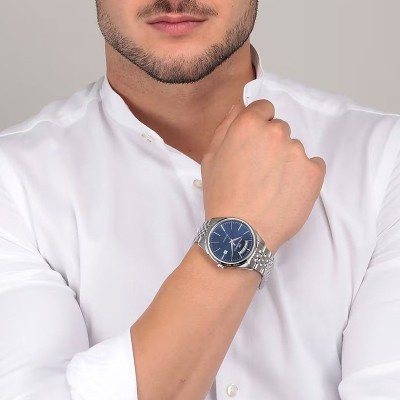 Orologio Philip Watch Roma Auto 41mm blu [a542314c]