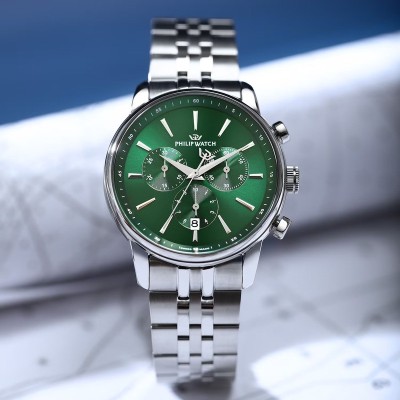 Orologio Philip Watch Anniversary 40mm Green [04187ad0]