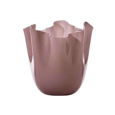 Vaso Fazzoletto Opalino Ametista H. 24 cm [1707a664]