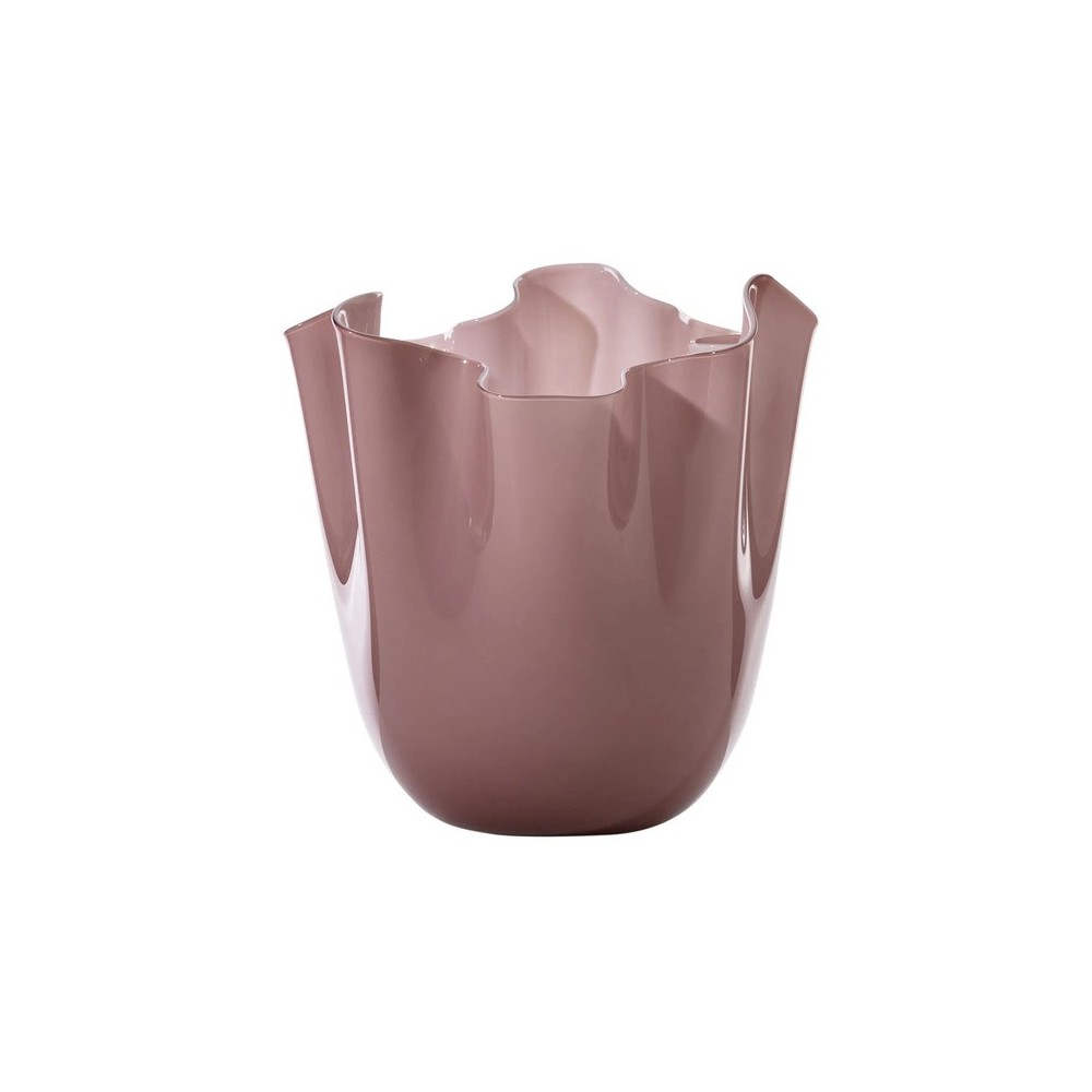 Vaso Fazzoletto Opalino Ametista H. 24 cm [1707a664]