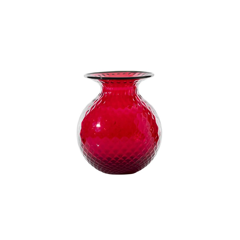 Vaso Balloton Fiori Rosso H. 21,3 cm [f83c9e3c]