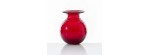 Vaso Balloton Fiori Rosso H. 21,3 cm [211add31]