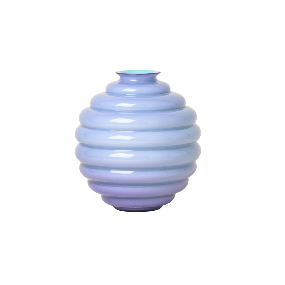 Vaso Deco Opalino Lilla Menta H. 24,5 [1a707b02]