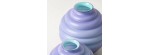 Vaso Deco Opalino Lilla Menta H. 24,5 [c356380f]