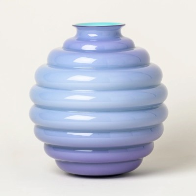 Vaso Deco Opalino Lilla Menta H. 29 [c8437c70]