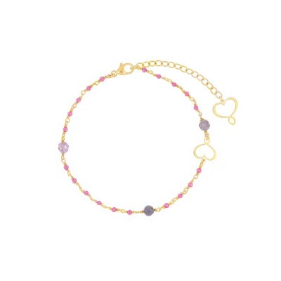 Bracciale Rosario Rubellite e Tanzanite [34fd30e1]