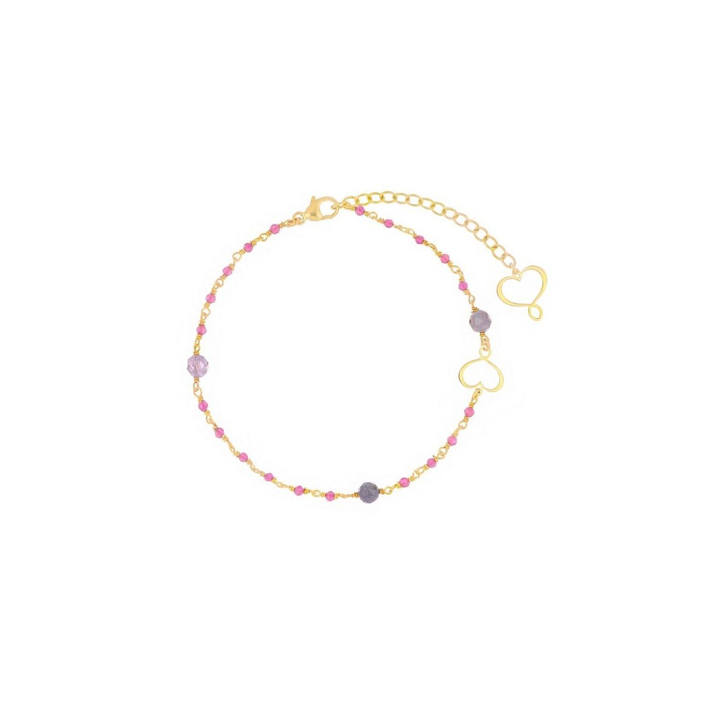 Bracciale Rosario Rubellite e Tanzanite [34fd30e1]