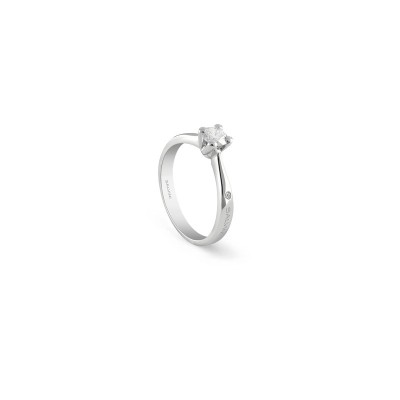 Anello Virginia oro bianco con diamante [1cd4f3ff]