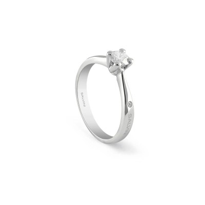 Anello Virginia oro bianco con diamante [72ef71f6]