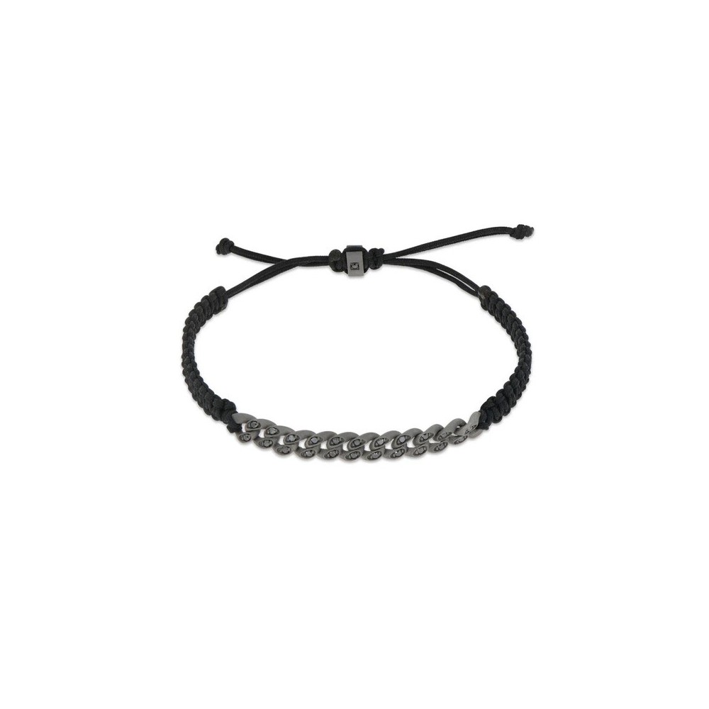 Bracciale Groumette Nautica Mini Nero [3819a1fe]