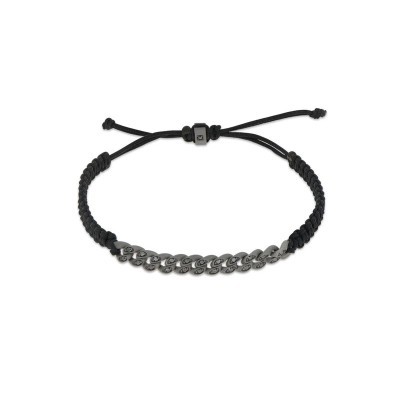 Bracciale Groumette Nautica Mini Nero [3819a1fe]