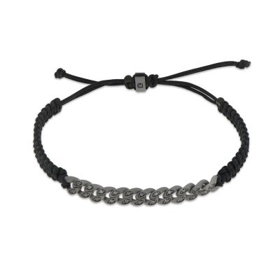 Bracciale Groumette Nautica Mini Nero [3819a1fe]