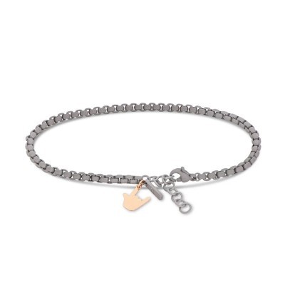 Bracciale Scoobydoo Titanio Rock Oro rosso 9kt [442f30bc]