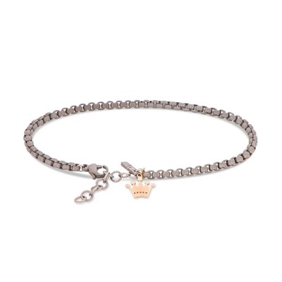 Bracciale Scoobydoo Titanio Corona Oro rosso 9kt [4ebb86a4]