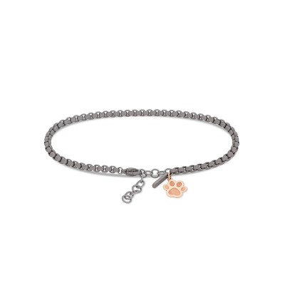 Bracciale Scoobydoo Titanio Zampa Oro rosso 9kt [708fb564]