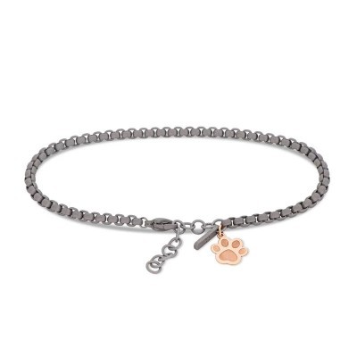 Bracciale Scoobydoo Titanio Zampa Oro rosso 9kt [708fb564]