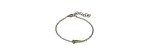 Bracciale titanio charms cornetto verde militare [ef9aa316]