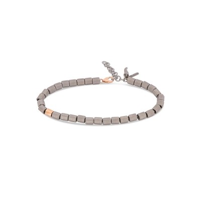 Bracciale Esagonini Titanio Esagono Oro rosso 9kt [f244d9fe]