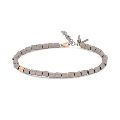 Bracciale Esagonini Titanio Esagono Oro rosso 9kt [f244d9fe]