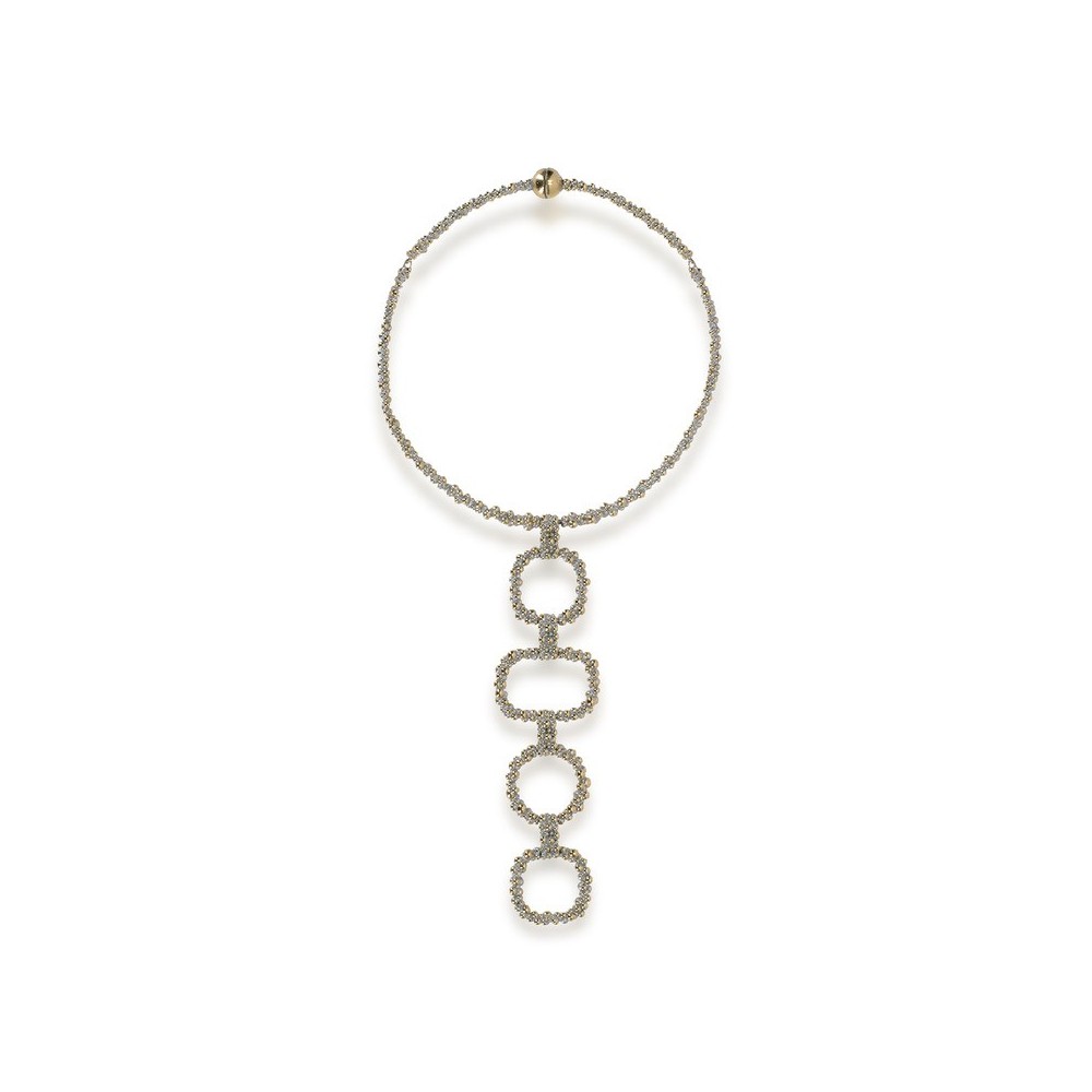 Collana Melodia Ottone Grigiosole [6f697ba1]