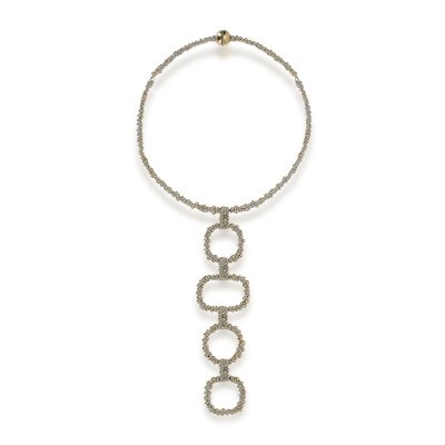 Collana Melodia Ottone Grigiosole [6f697ba1]