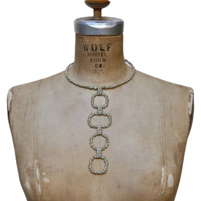 Collana Melodia Ottone Grigiosole [b64f38ac]