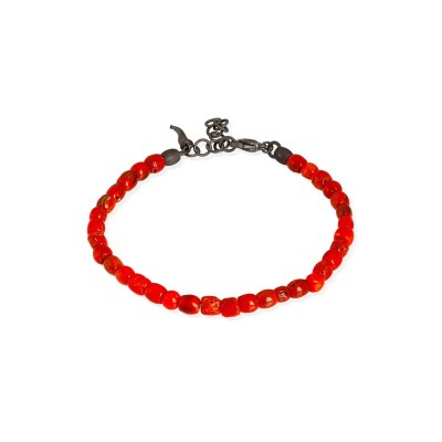 Bracciale Titanio Corallo e Cornetto Titanio [8a4a6c94]