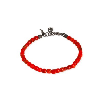 Bracciale Titanio Corallo e Cornetto Titanio [8a4a6c94]