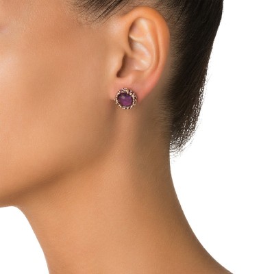 Orecchini Reginetta Ottone Divino Ametista [4454d3e0]