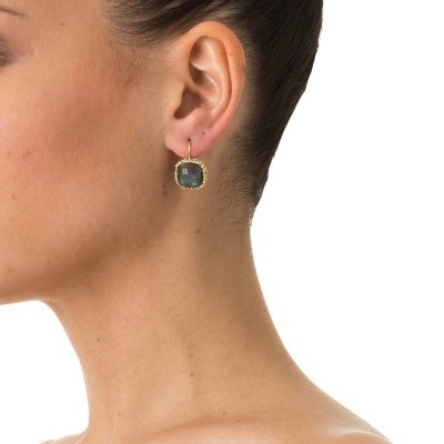 Orecchini Grace Ottone Grigiosole Labradorite [d5579cb1]