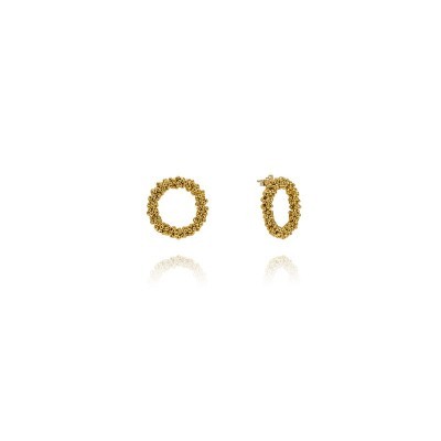 Orecchini Equilibrio Ottone Grano [83046e0c]