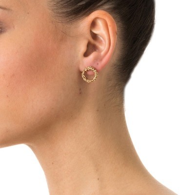 Orecchini Equilibrio Ottone Miele [d6c28331]