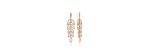 Orecchini Heliconia Ottone Miele [136f2151]