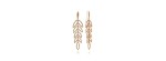 Orecchini Heliconia Ottone Miele [ca49625c]