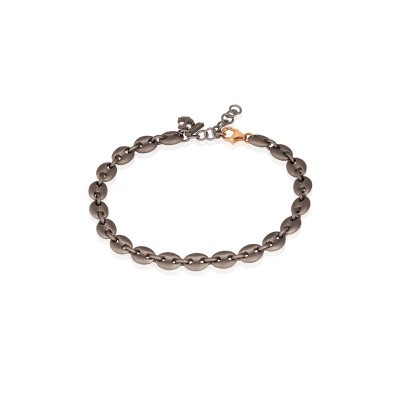 Bracciale Maglie Marine Titanio chiusura Oro 9kt [c5634987]