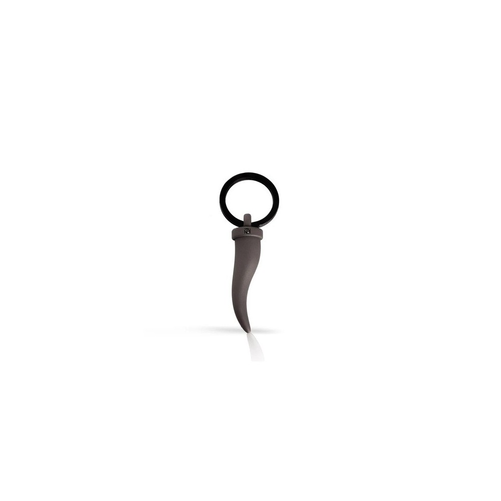 Portachiavi Titanio Cornetto diamante black [522a84c0]
