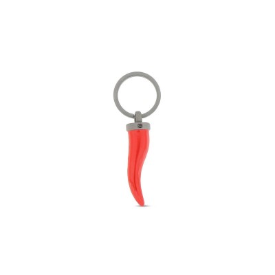 Portachiavi Titanio Cornetto Rosso diamante black [a3040d54]