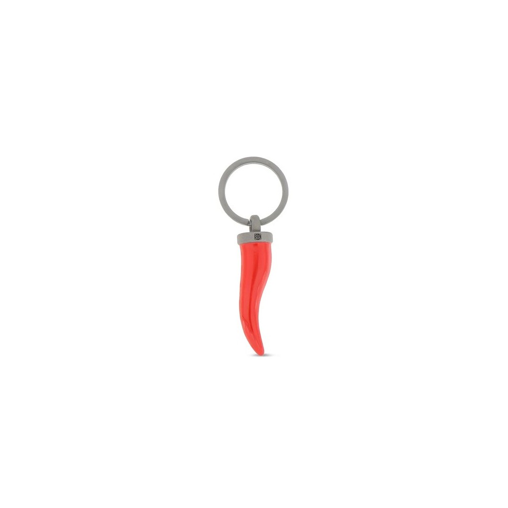 Portachiavi Titanio Cornetto Rosso diamante black [a3040d54]