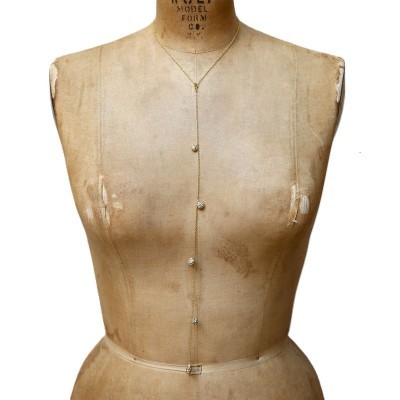 Collana Ribes Ottone Grigiosole [d6f75694]