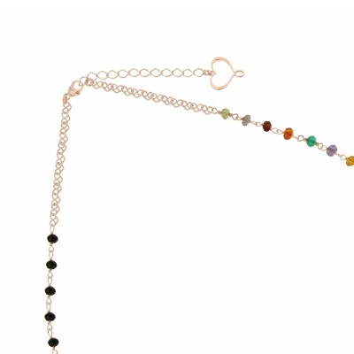 Rosario con Spinello nero, Turchesi e Pietre color [9f60491c]