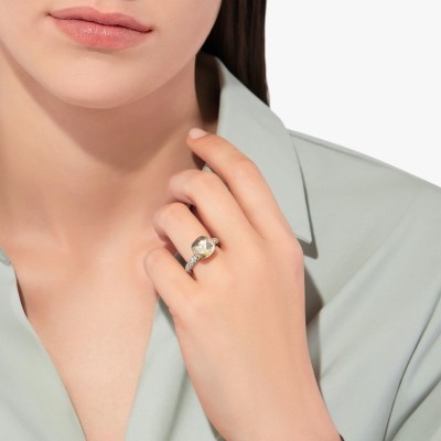 Anello Nudo Classic Topazio bianco [c7eddc07]