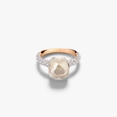 Anello Nudo Classic Topazio bianco [70f01d03]
